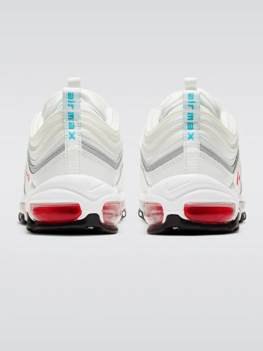 Air Max 97 Sneaker - Summit White/Siren Red-Black