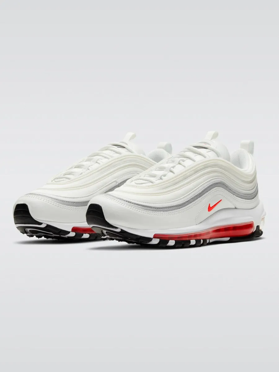 Air Max 97 Sneaker - Summit White/Siren Red-Black