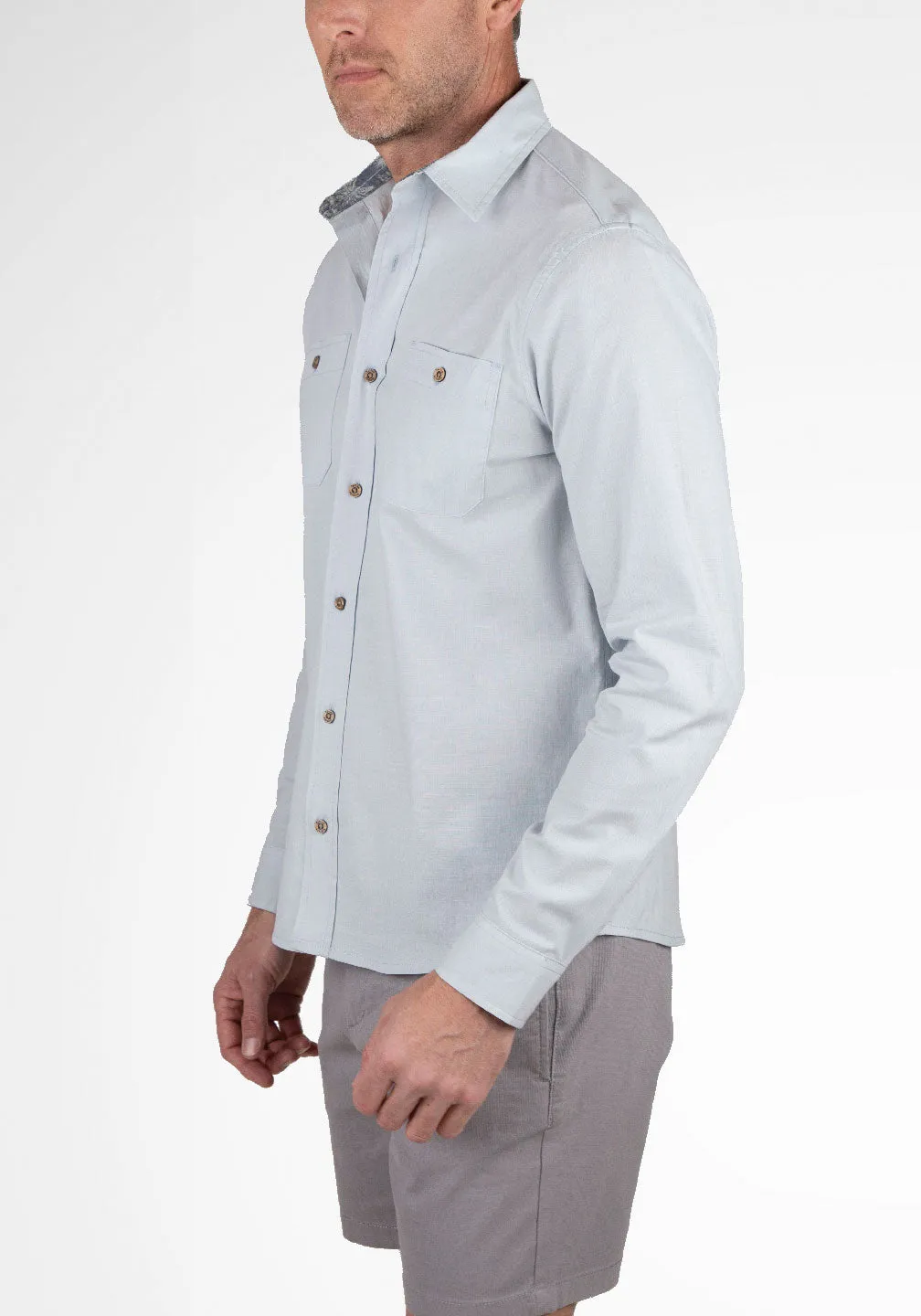 Airotec® Performance Stretch Lightweight Chambray Shirt