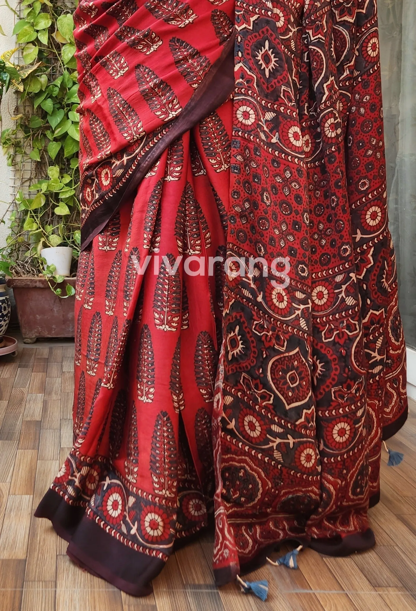 AJRAKH SILK SAREE