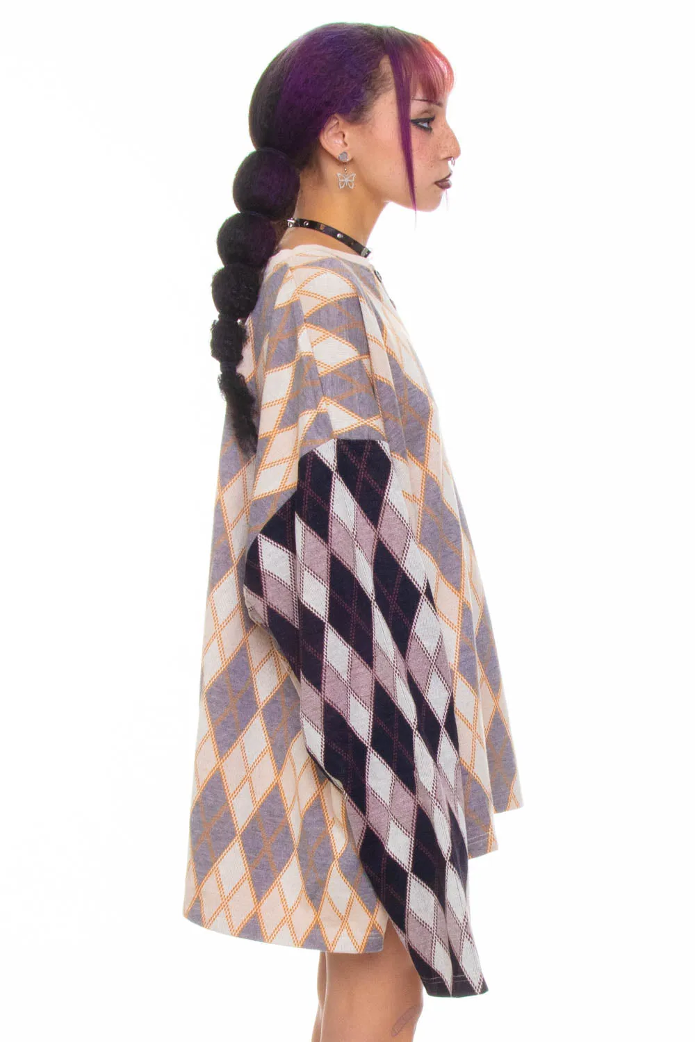 Argyle Darlene Oversized Henley