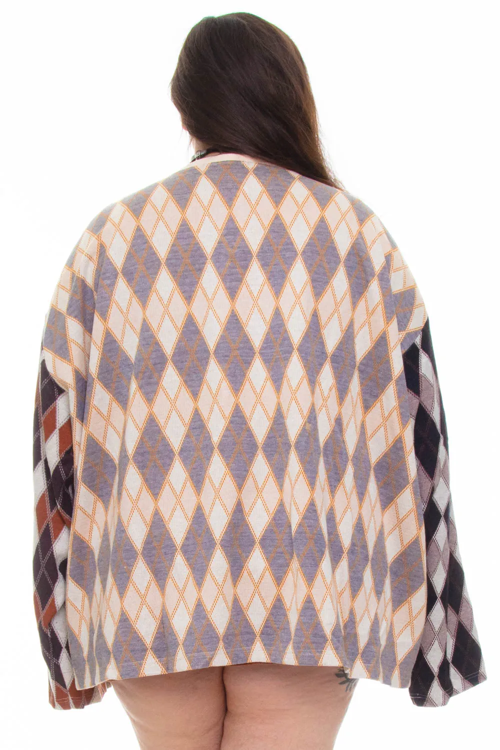 Argyle Darlene Oversized Henley