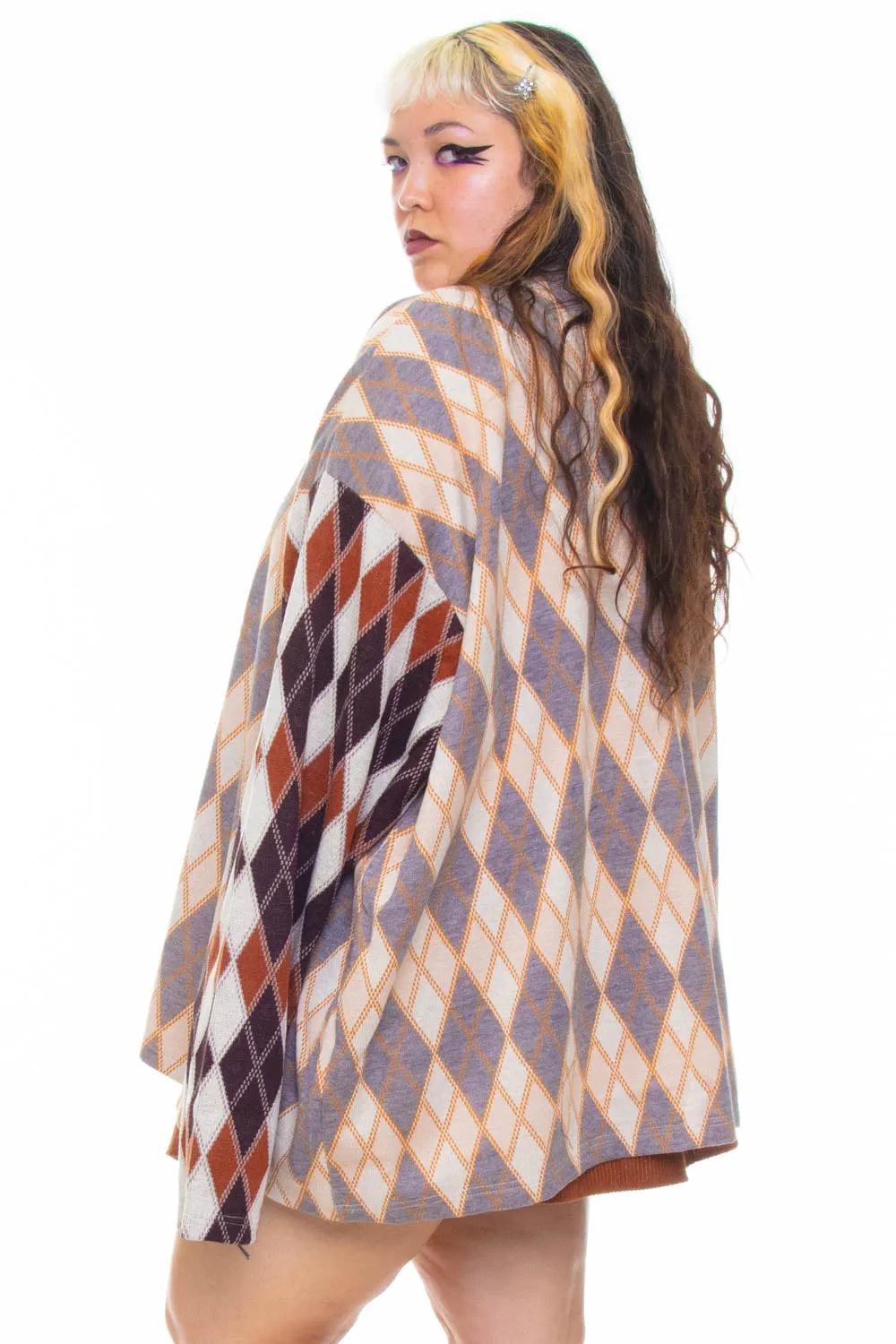 Argyle Darlene Oversized Henley