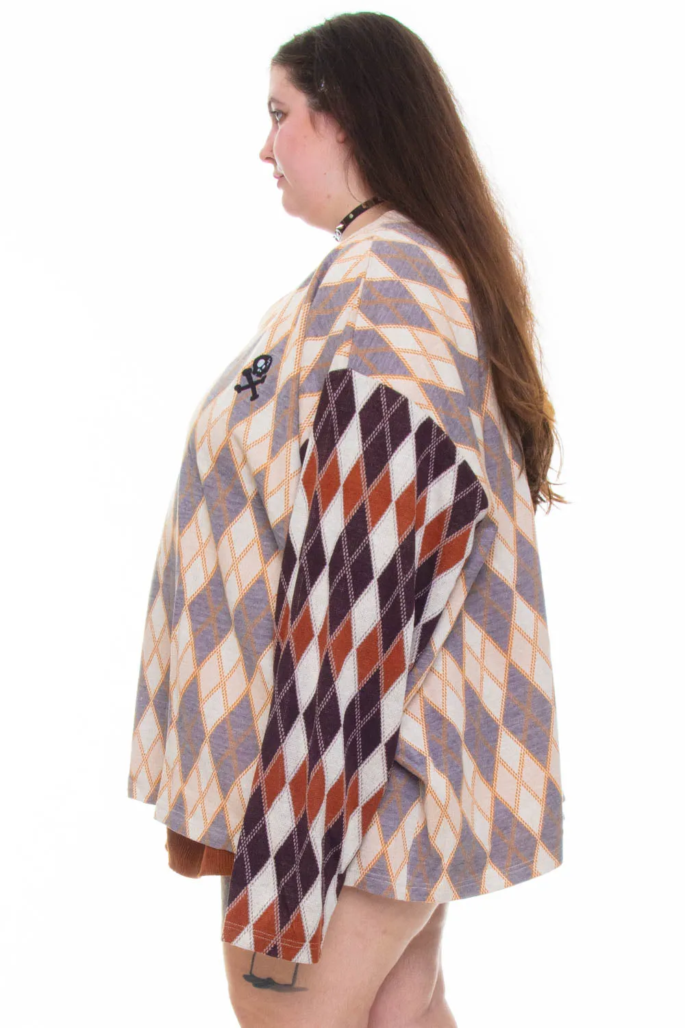 Argyle Darlene Oversized Henley