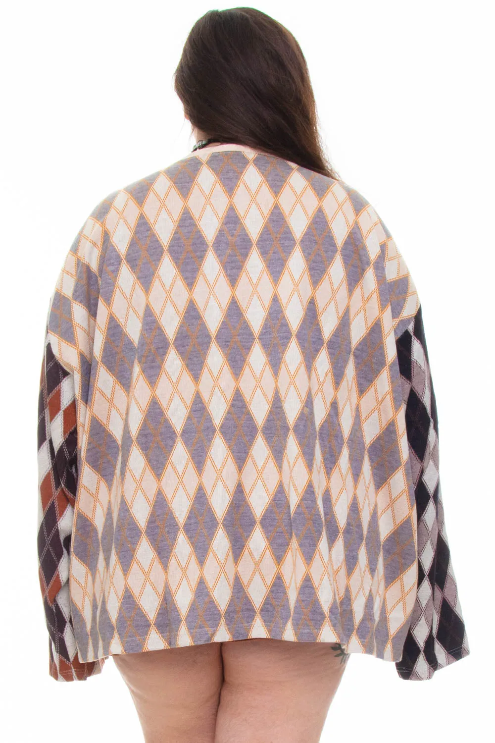 Argyle Darlene Oversized Henley