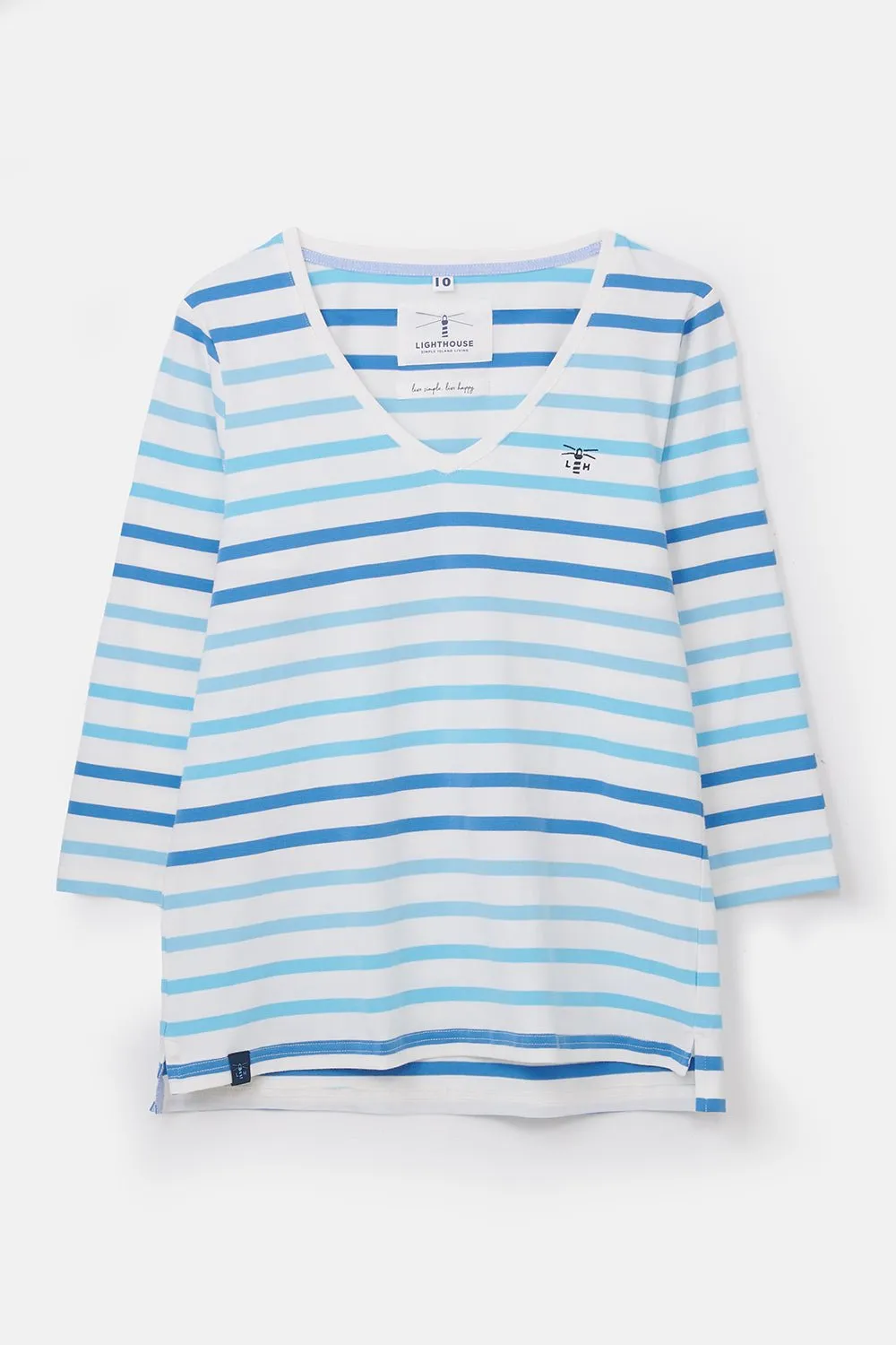 Ariana Top - Blue Stripe