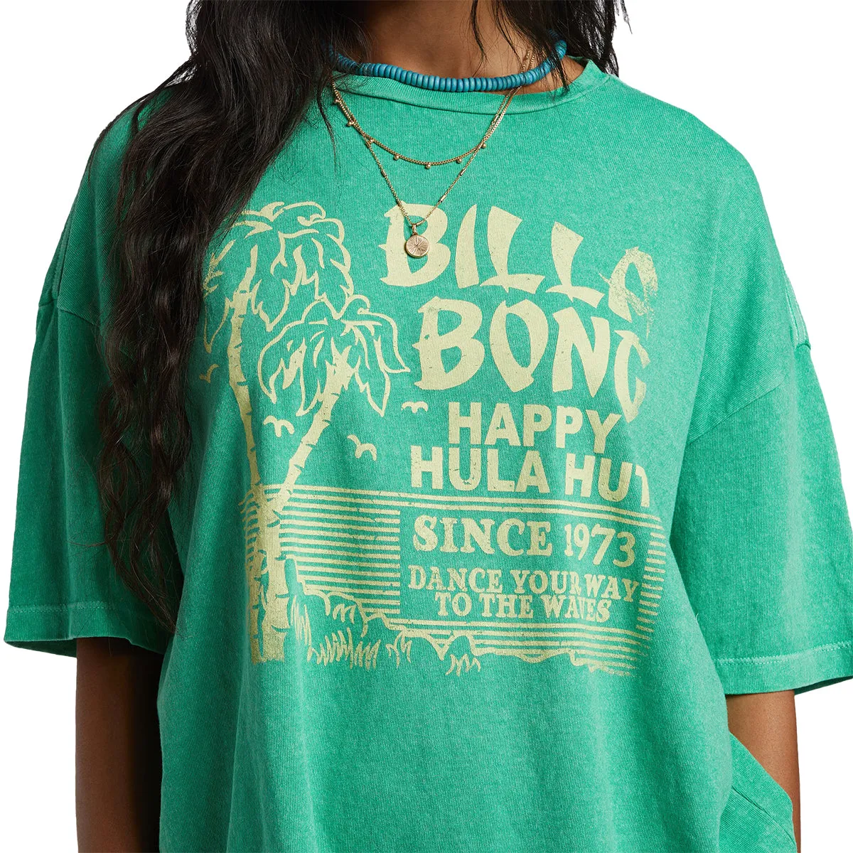 Billabong Women's Hula Hut Oversized T-Shirt