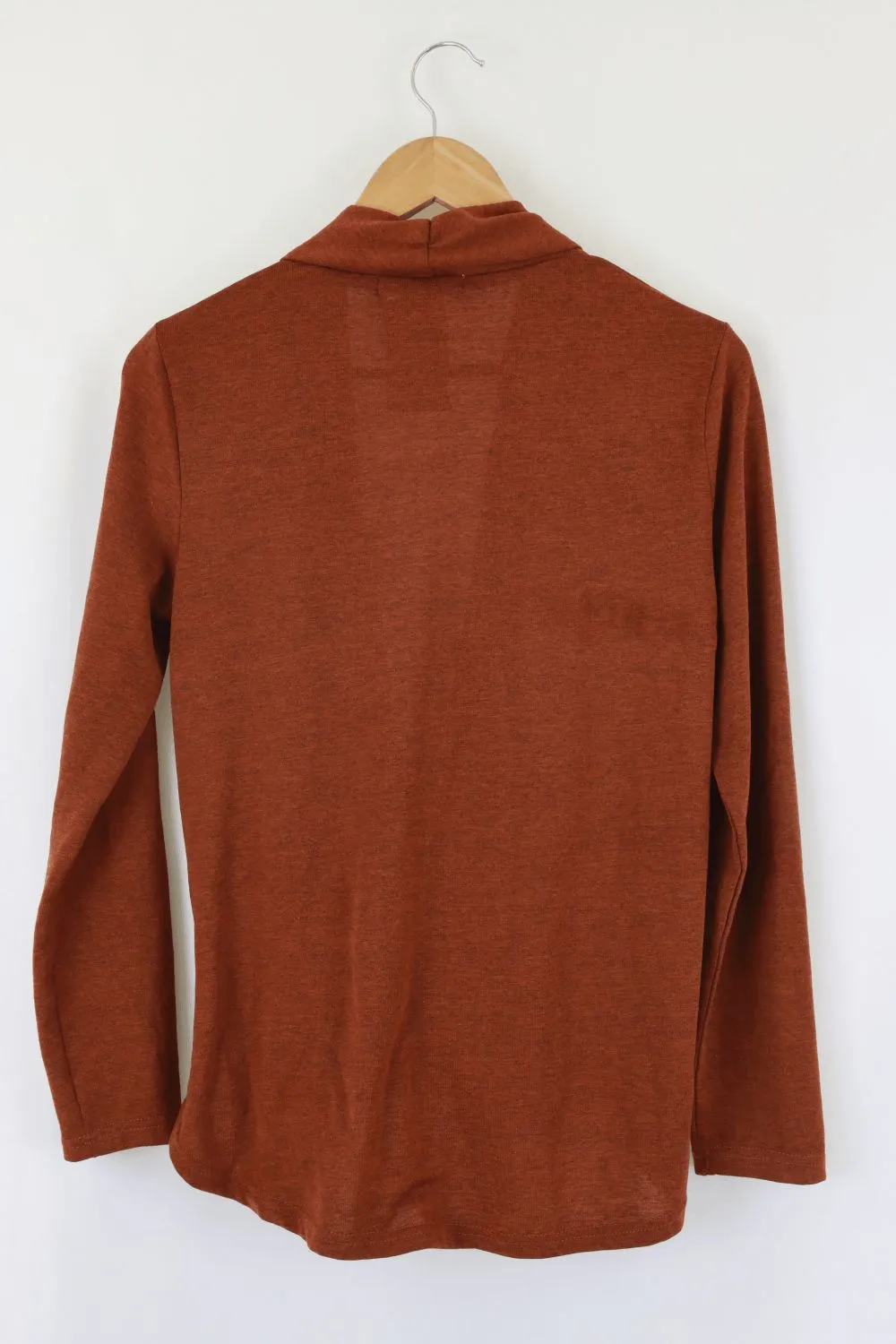 Boho Australia Brown Long Sleeve Top M