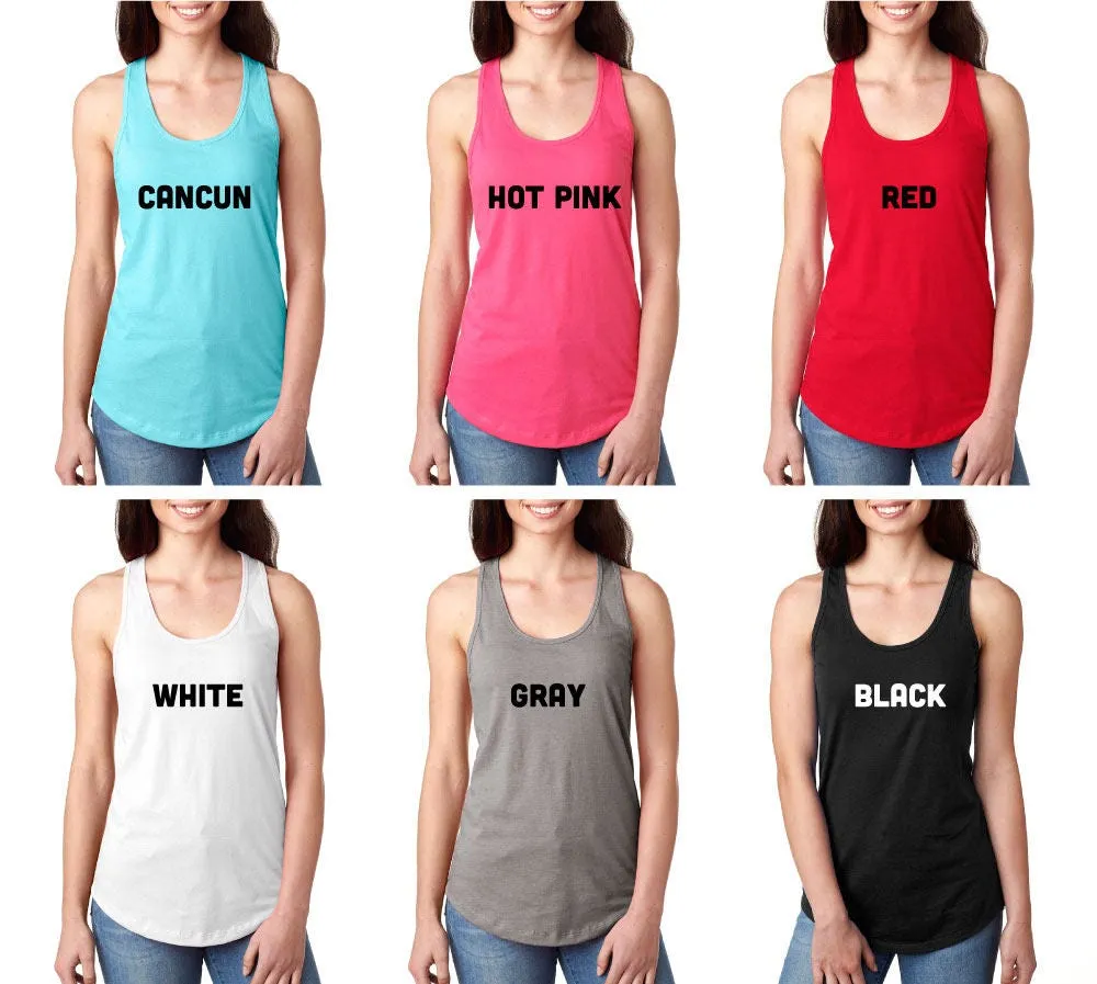 Bride and Bridesmaids Wedding Party Tank Tops