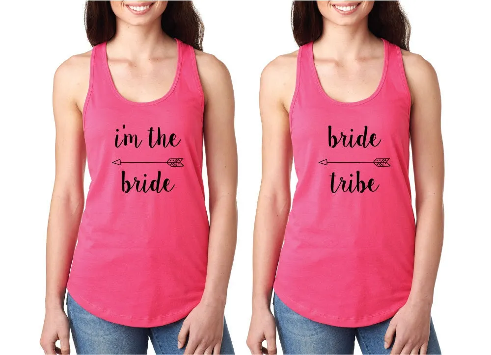 Bride and Bridesmaids Wedding Party Tank Tops