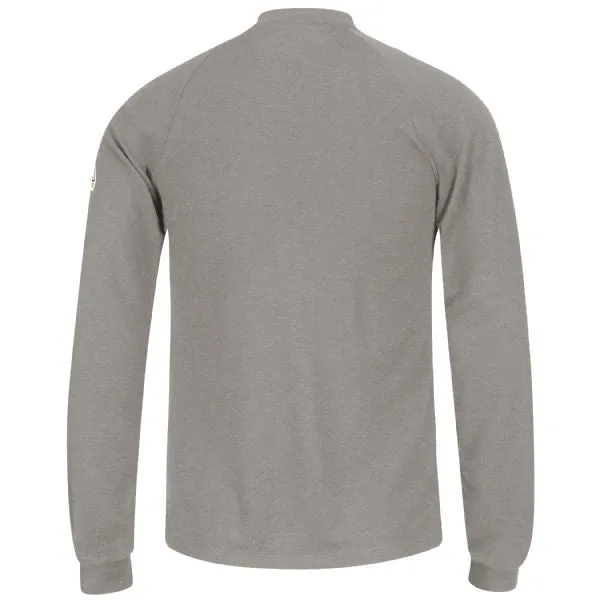 Bulwark Long Sleeve Tagless Henley Shirt - Cat 2 - (SML2)