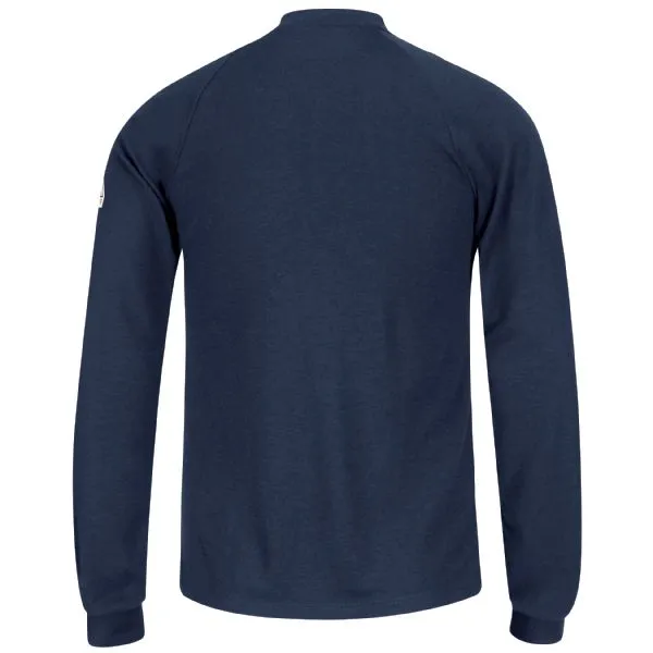 Bulwark Long Sleeve Tagless Henley Shirt - Cat 2 - (SML2)