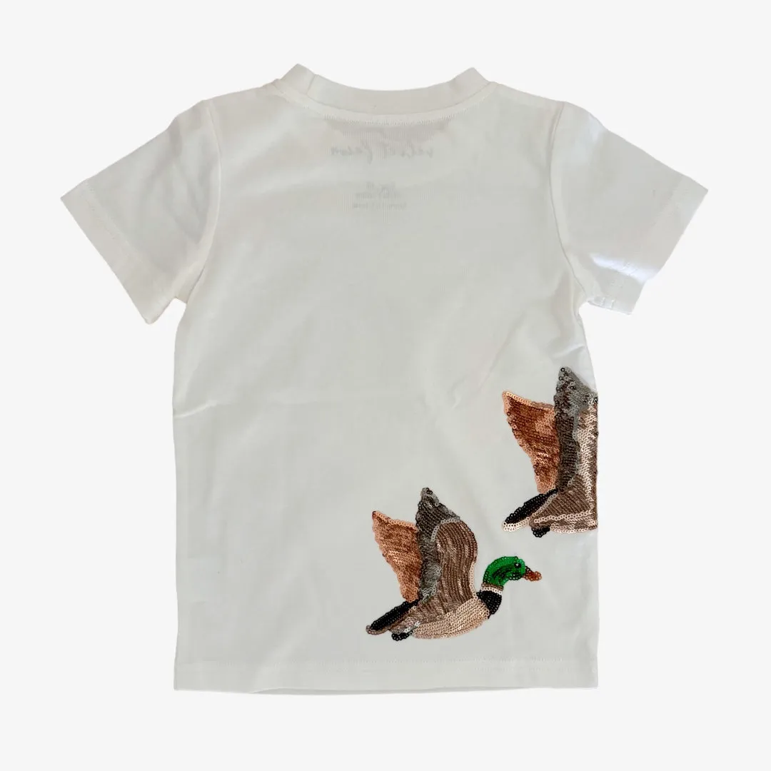 carrie sequin classic tee || mallard (women's)