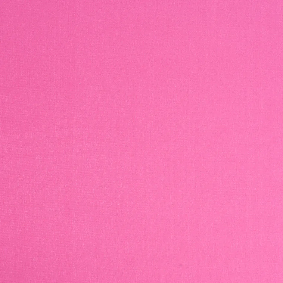 Deep Bubble Gum Pink Silk Crêpe de Chine