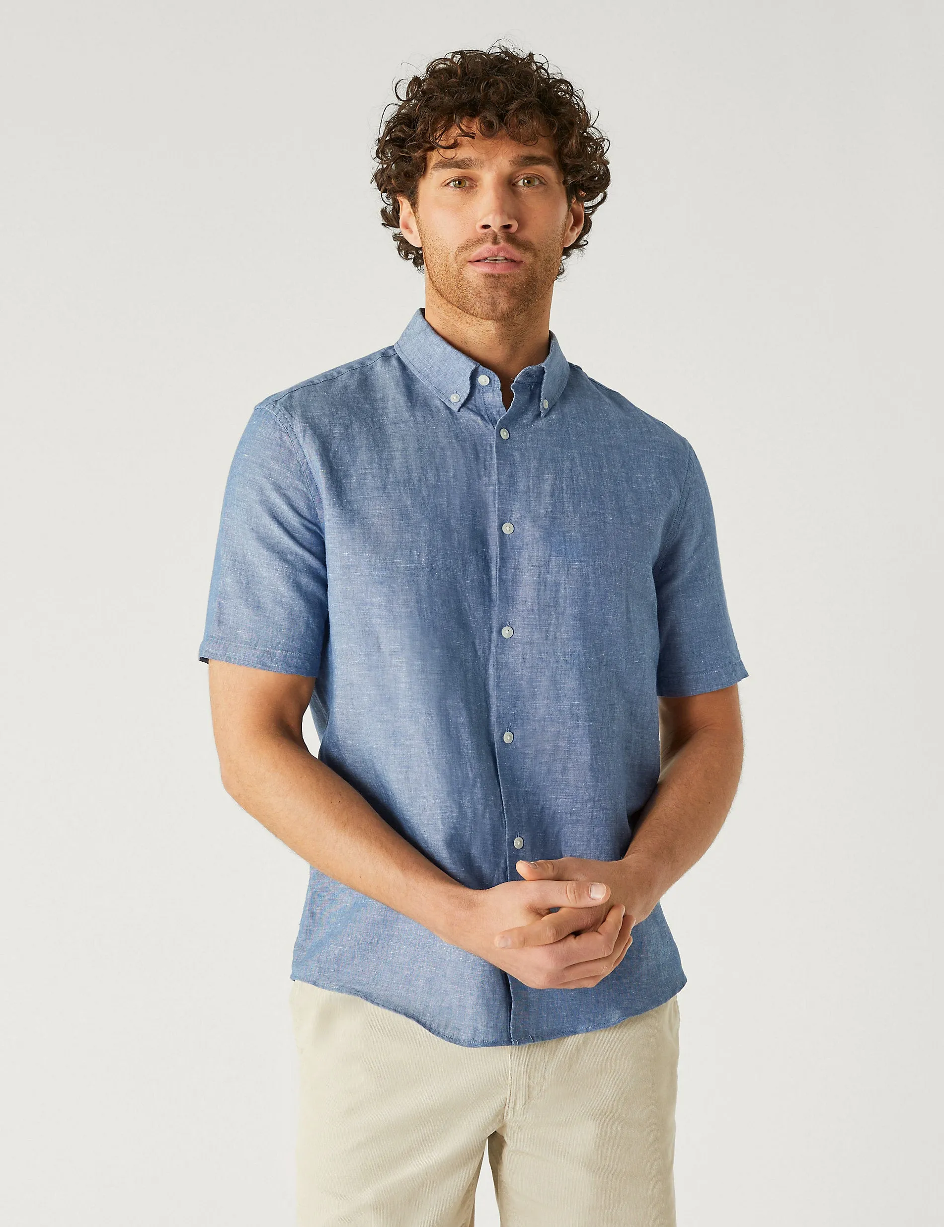 Easy Iron Linen Shirt Marks & Spencer