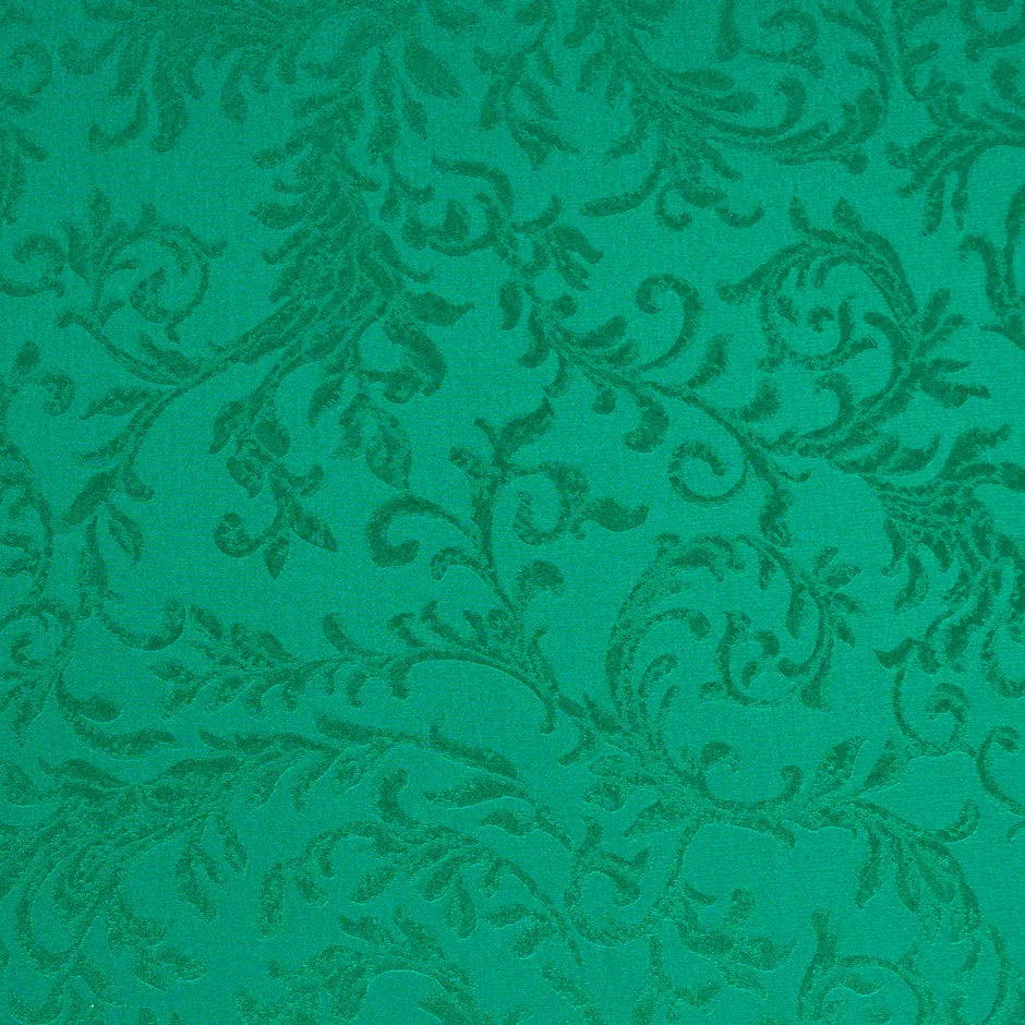 Emerald Green Jacquard Pure Silk