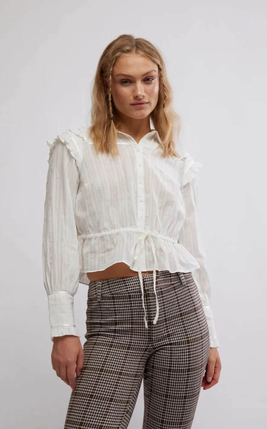 Free People Daybreak Blouse Solid