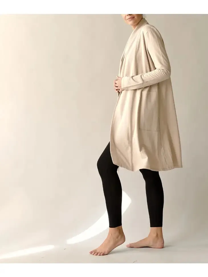 Hemp Park Coat/Cardi with Pockets & Back Slit PRE-ORDER