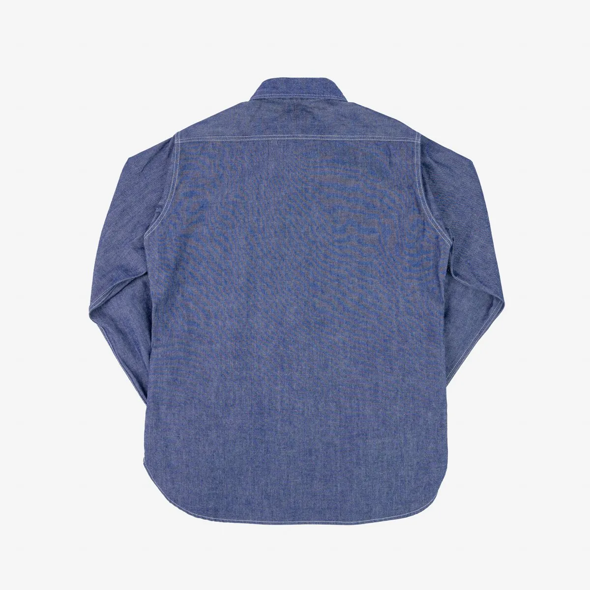 Iron Heart IHSH-363-NAV 10oz Organic Chambray Work Shirt - Navy Blue