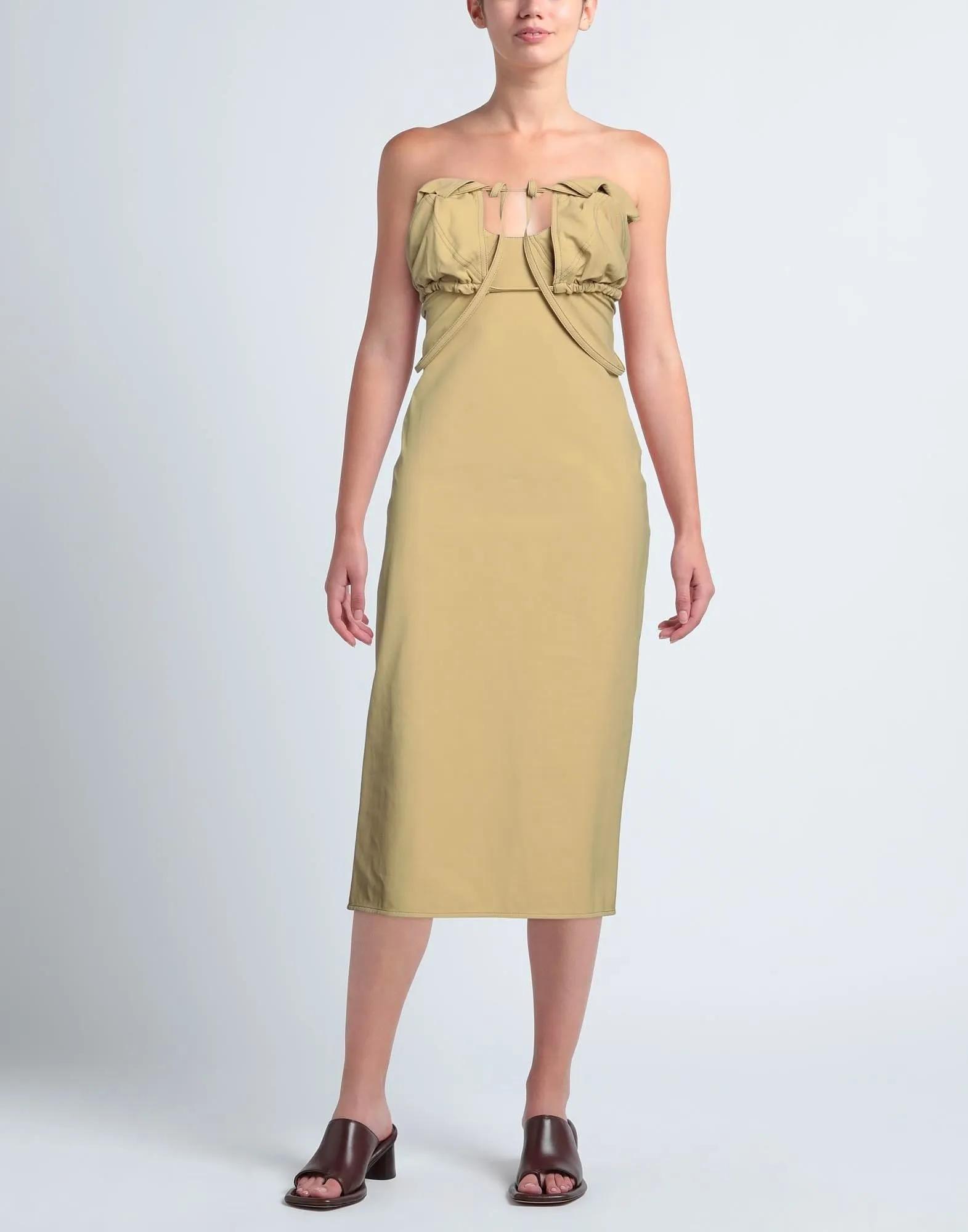 Jacquemus Midi dress, light green