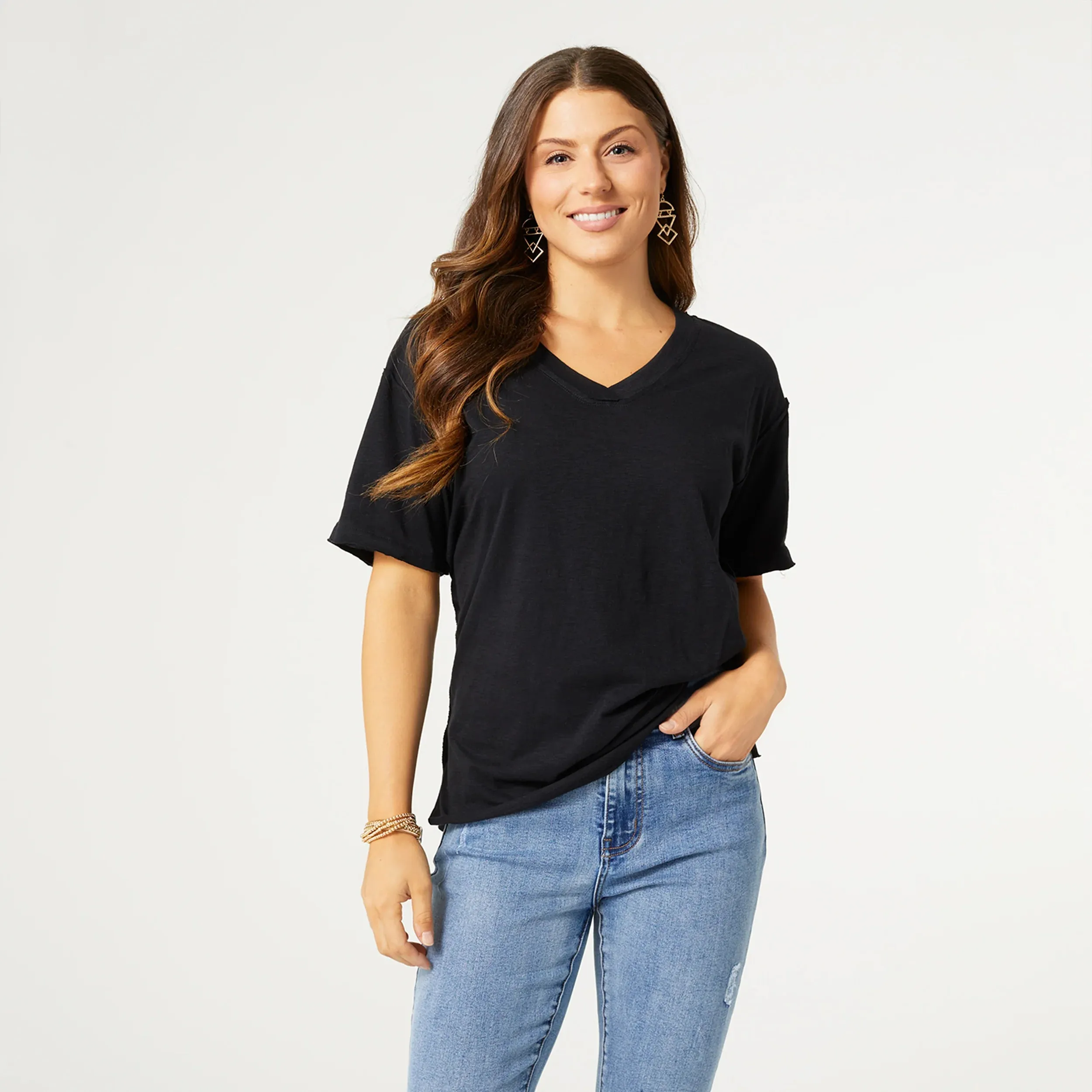 Jayda V Neck Top