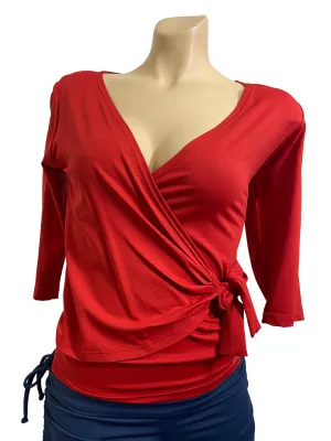 Last Chance! Bia Brazil Activewear Crossover Wrap Top TT802