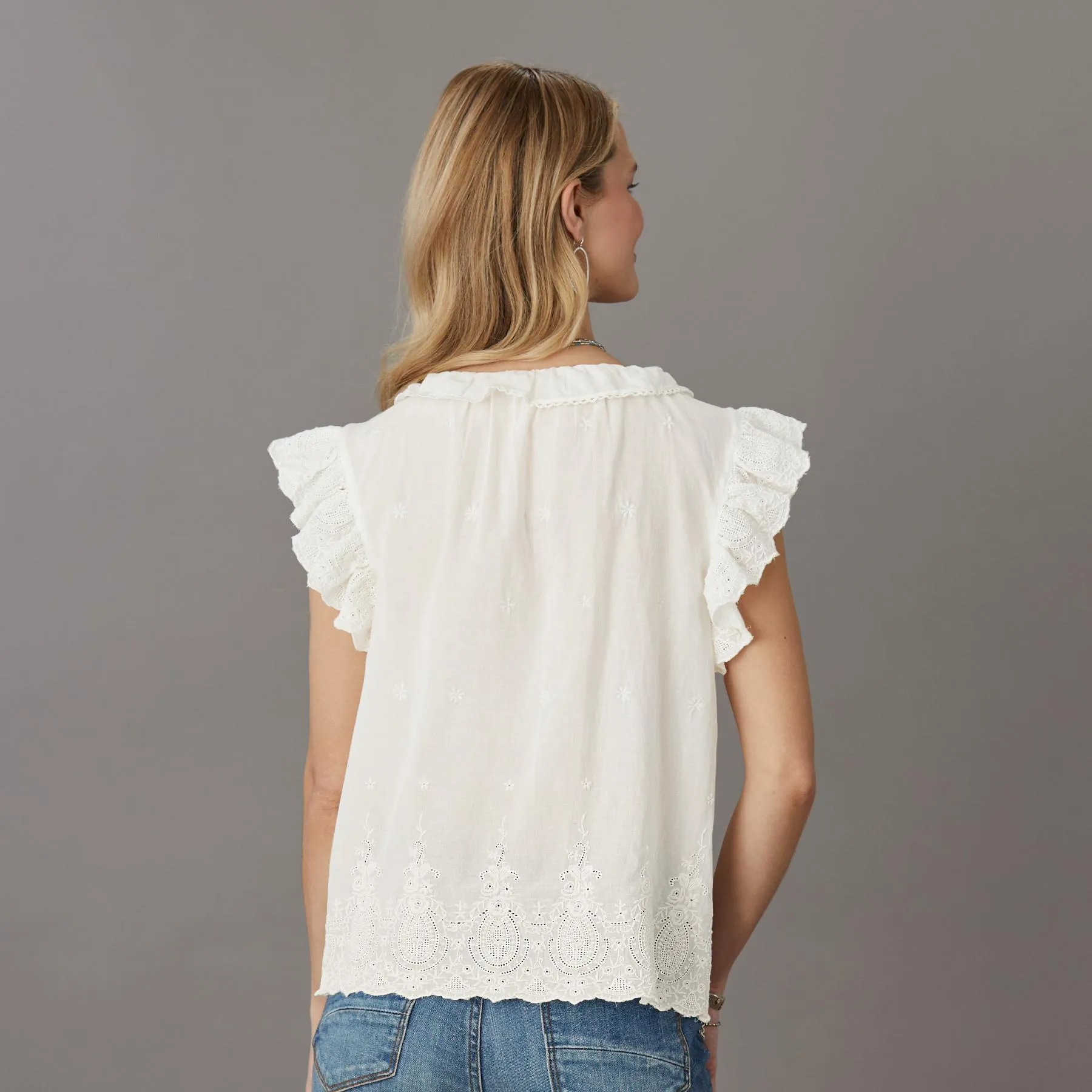 Maria Ruffle Top