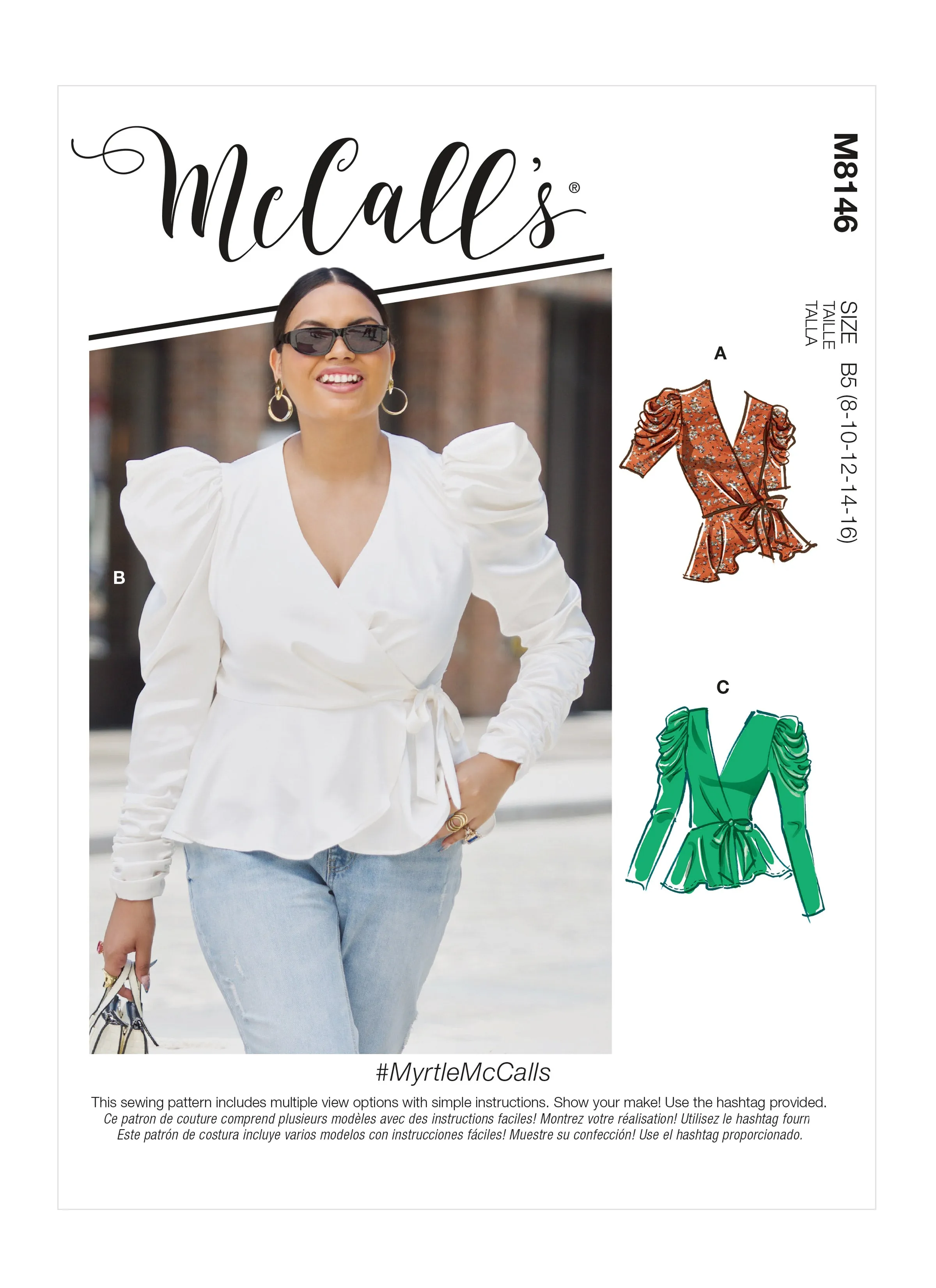 McCall's Pattern M8146 Misses' & Women's Tops