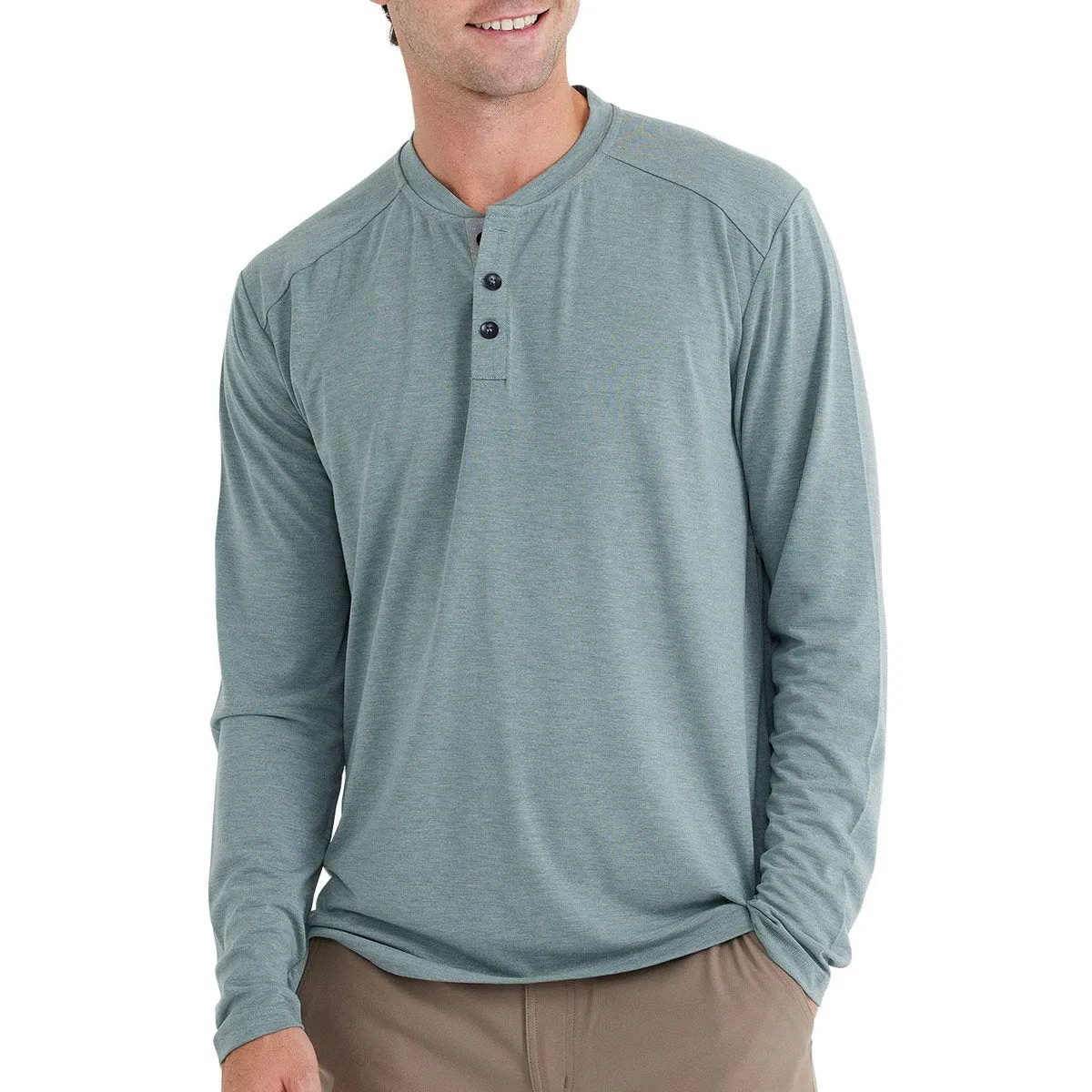 Men's Bamboo Flex Henley