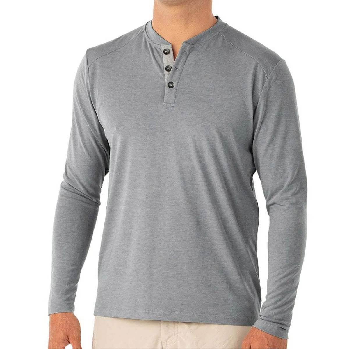 Men's Bamboo Flex Henley