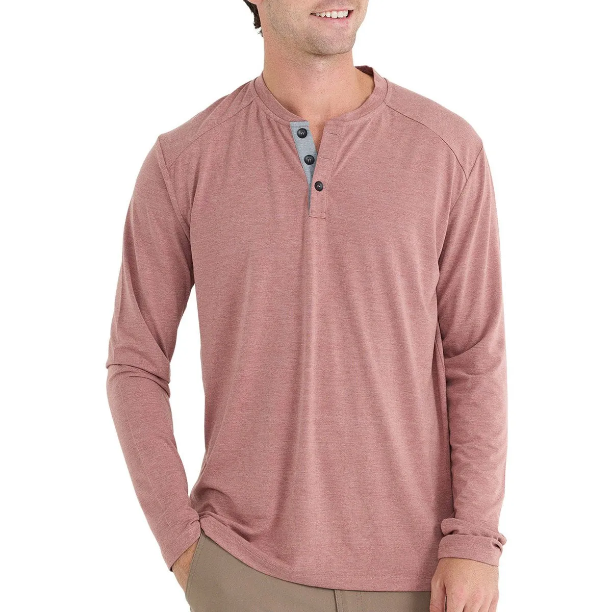 Men's Bamboo Flex Henley