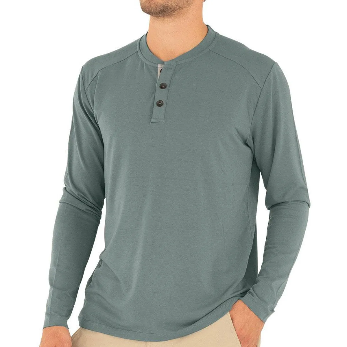 Men's Bamboo Flex Henley