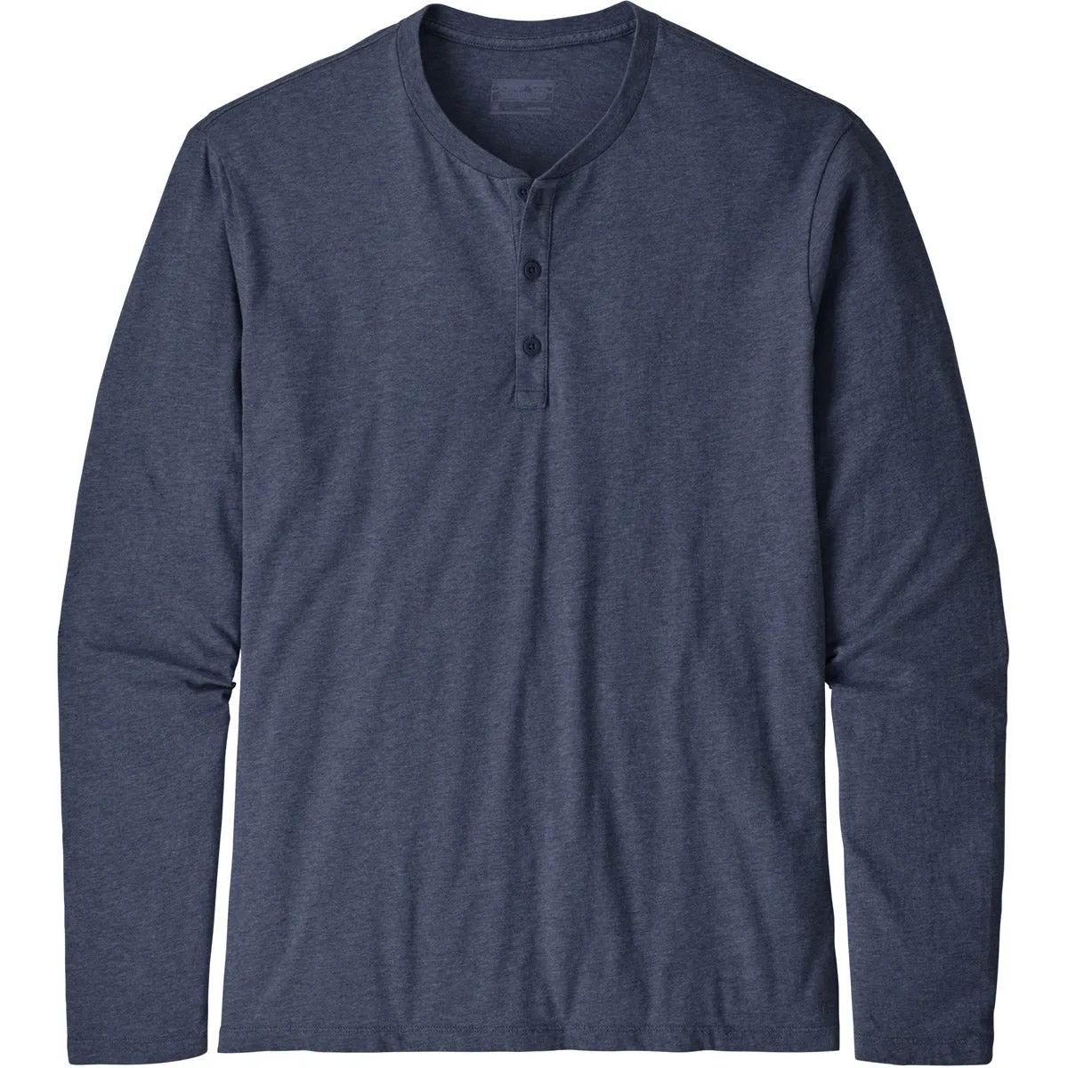 Men's Long-Sleeved Organic Cotton Lightweight Henley Pullover