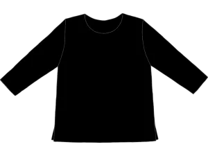 Midnight 3/4 Sleeve Top