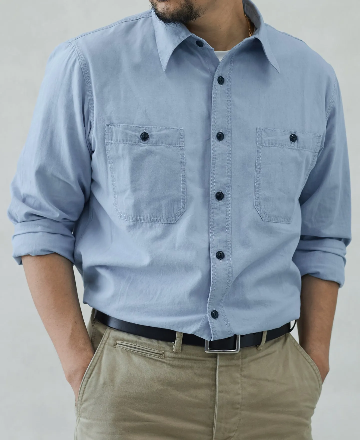 Military Wash Chambray Workshirt