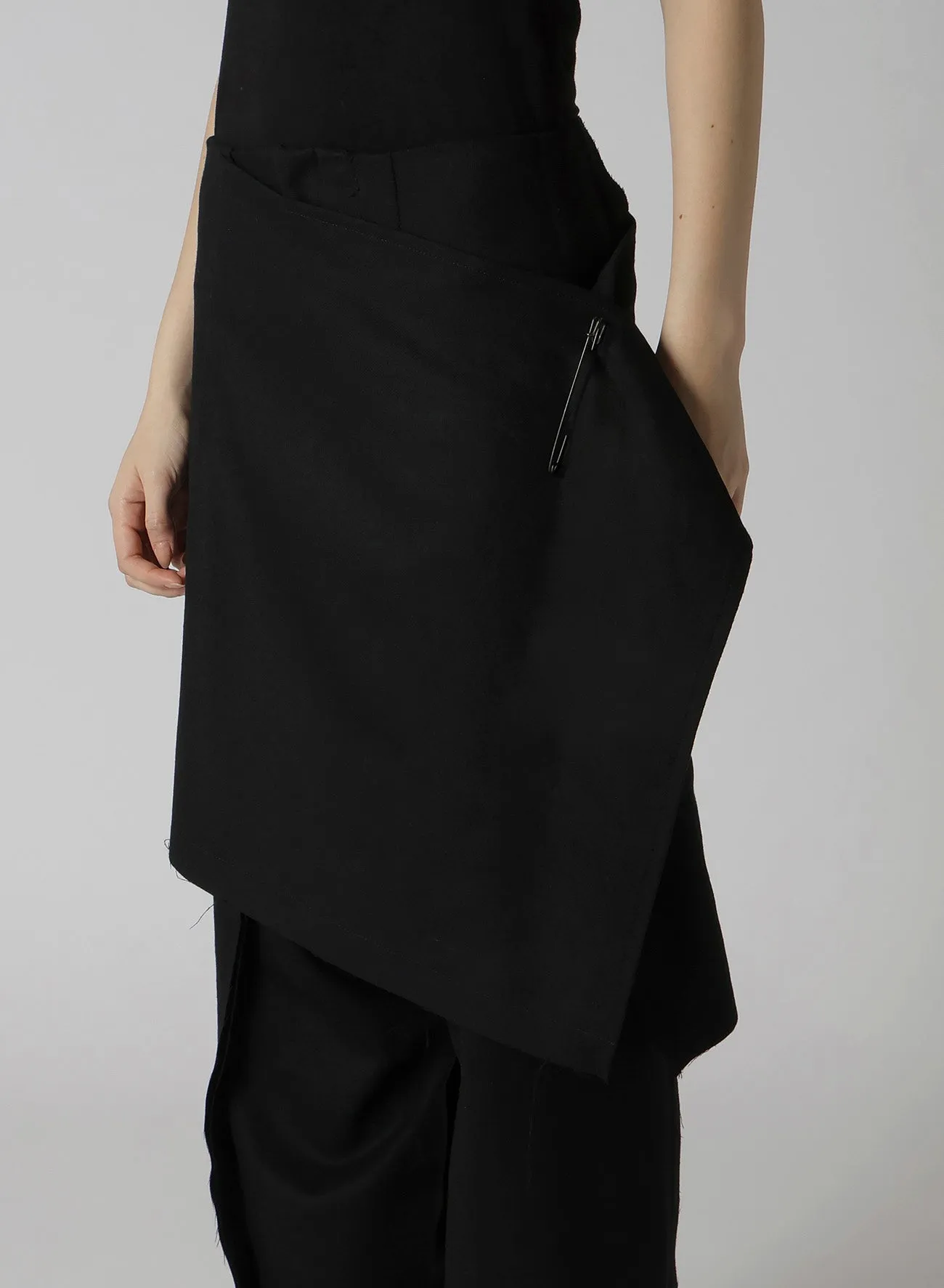 MILLING SERGE WRAP SKIRT PANTS