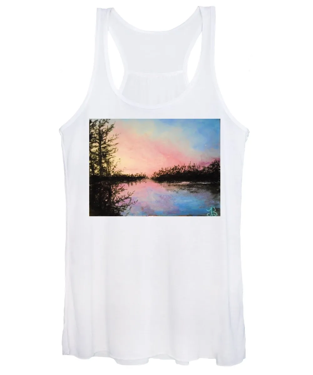 Night Streams in Sunset Dreams  - Women's Tank Top