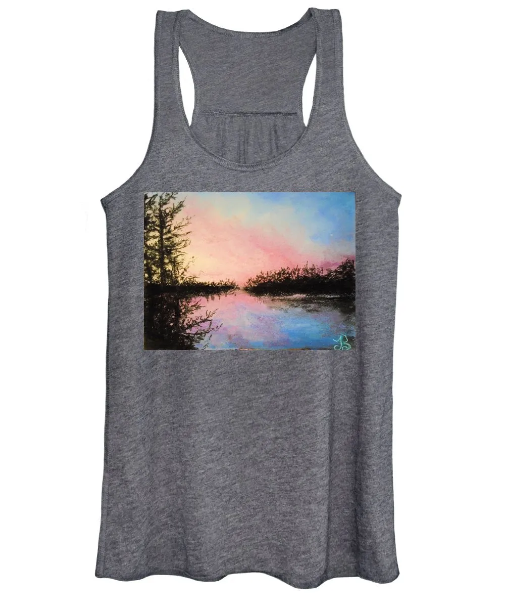 Night Streams in Sunset Dreams  - Women's Tank Top