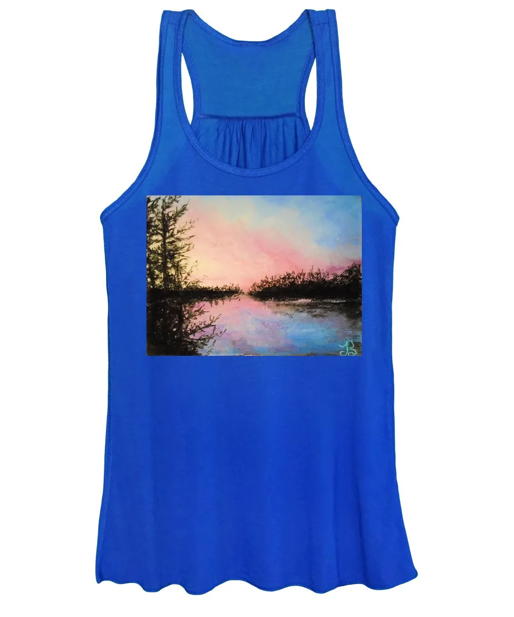 Night Streams in Sunset Dreams  - Women's Tank Top