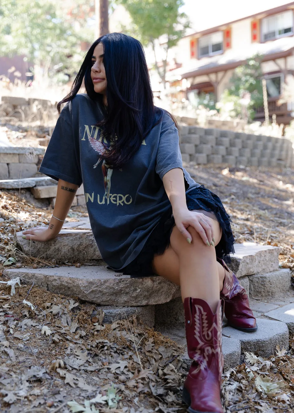 Nirvana Angel Oversized T Shirt