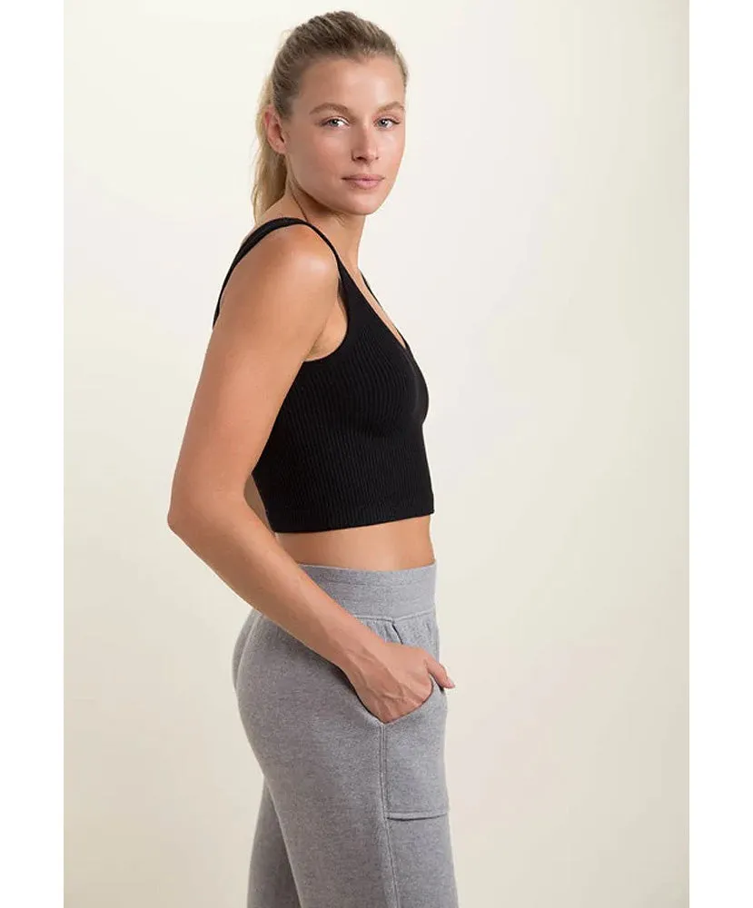 Reset Day Ribbed Crop Tank