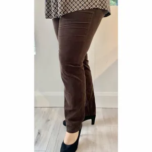 Robell Trousers | Brown Velour