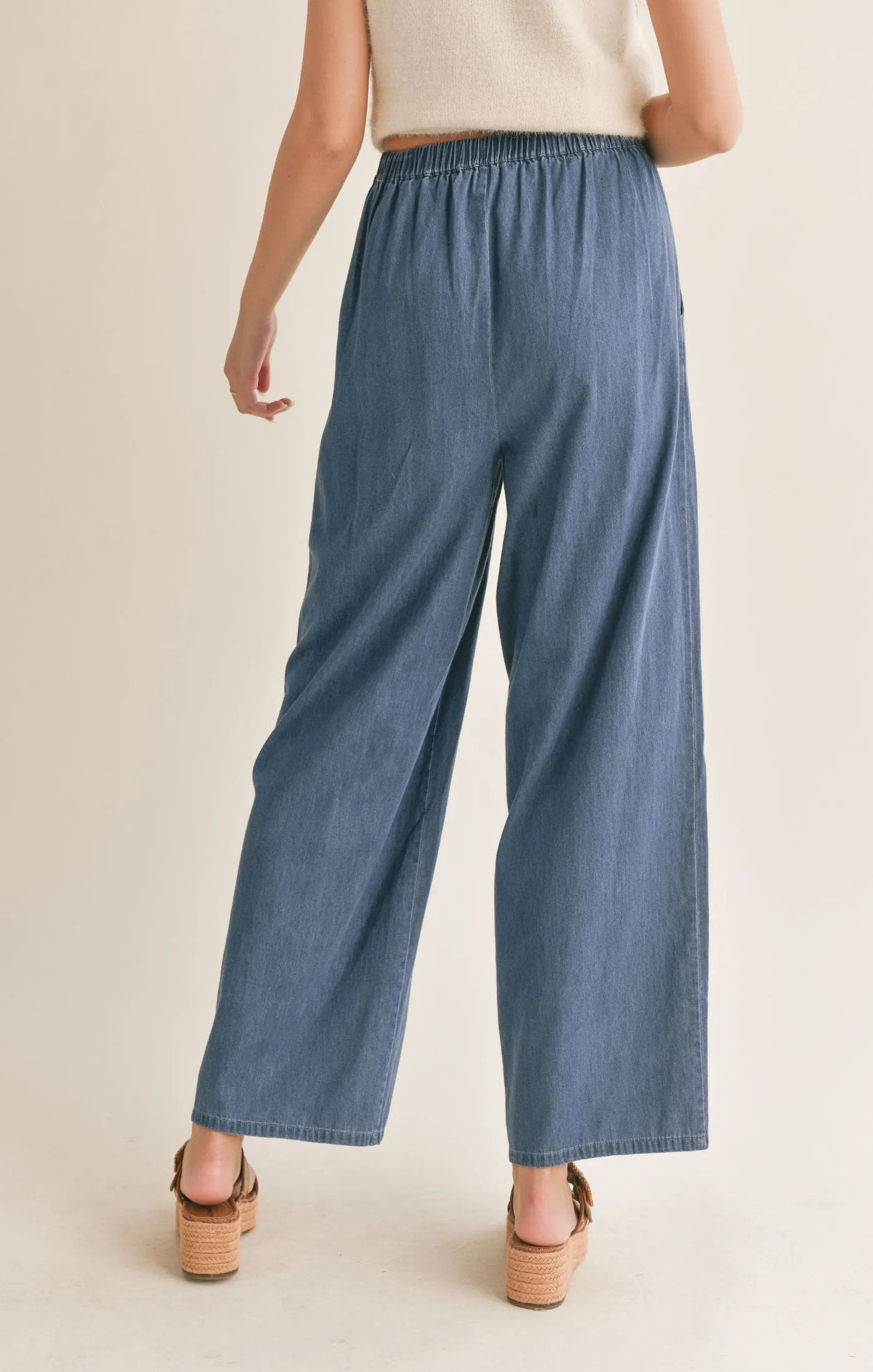 Sadie And Sage Conversations Chambray Pants