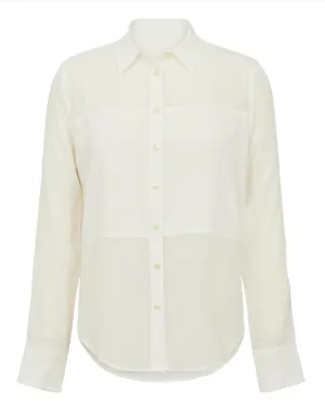 Spanx Silk Button Down True Ivory