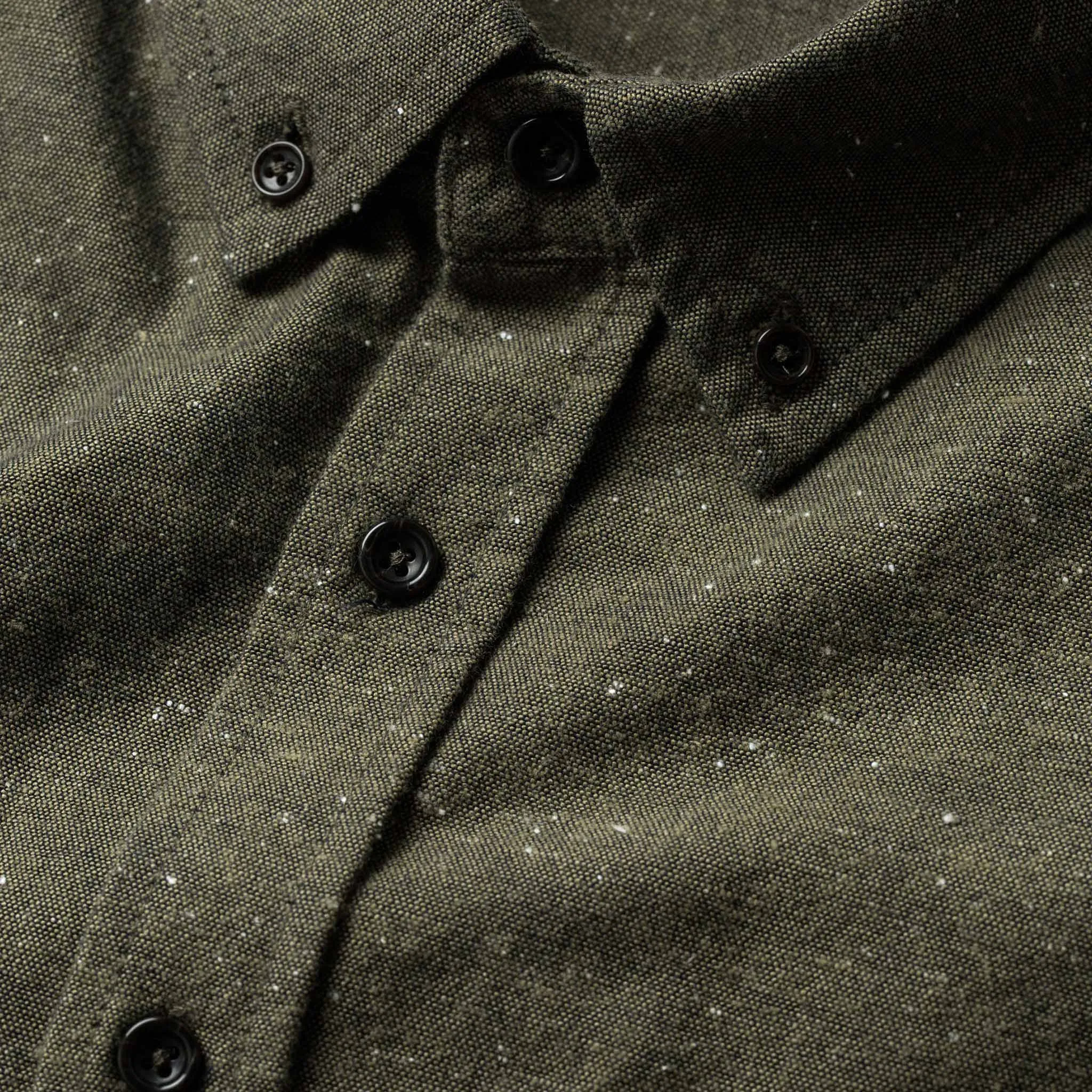 The Jack in Olive Slub Chambray