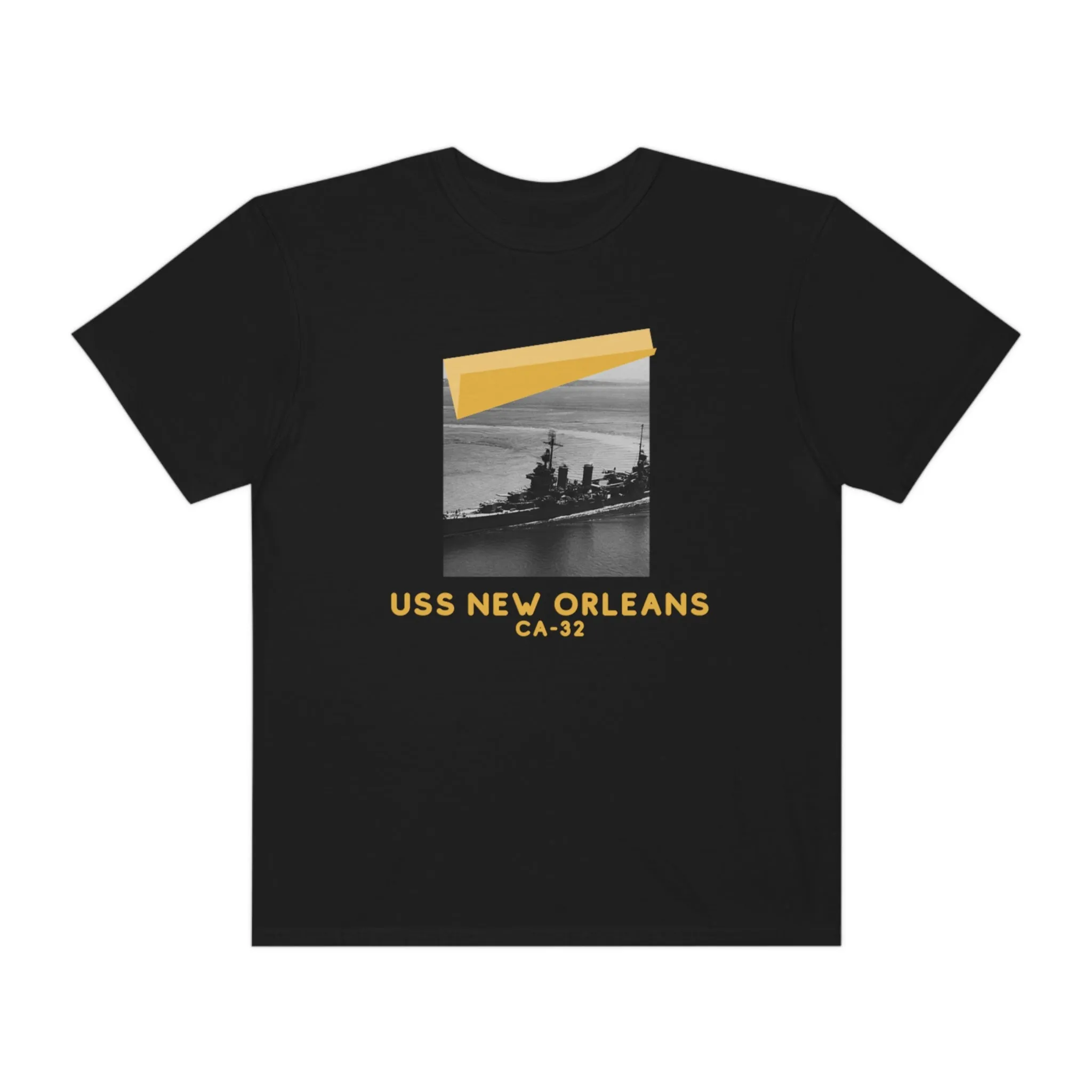 USS New Orleans CA-32 United States Ship POD Unisex Garment-Dyed T-shirt