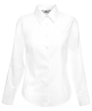 White - Women's Oxford long sleeve shirt