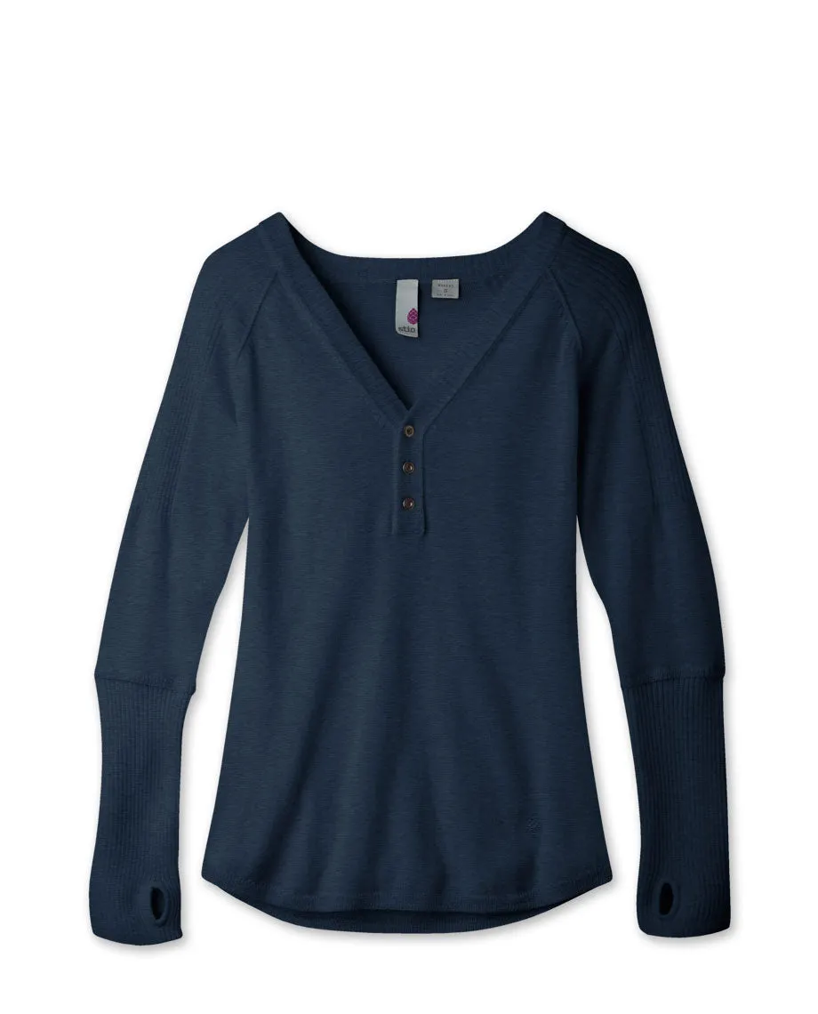 Women's Cantata Merino Henley Sweater