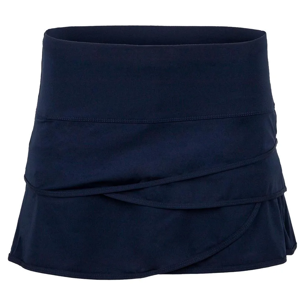 Women's Scallop Tennis Skort Midnight