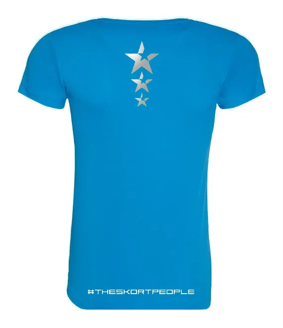 Women's T-Shirt | FLANCI Logo Hi Viz | Turquoise